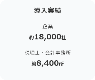 企業約10万社 税理士・会計事務所約8,400所