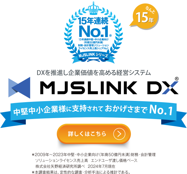 中堅中小企業様に支持されておかげさまでNo.1