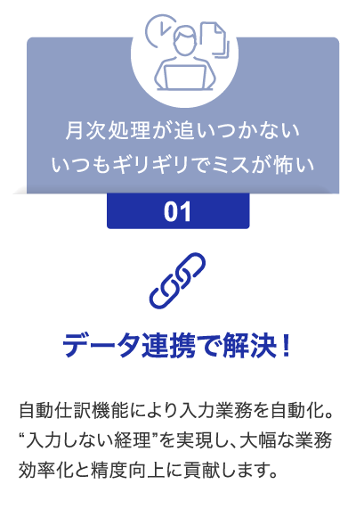 月次処理が追いつかない いつもギリギリでミスが怖い