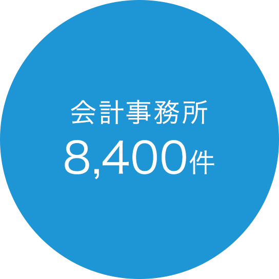 導入会計事務所 8,400件